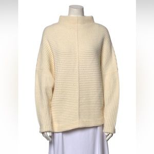 Ivory Brochu Walker Mock Neck Sweater in Size Large